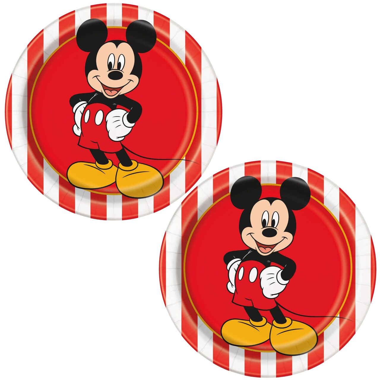Mickey Mouse Birthday Party Supplies Mickey Mouse Cake Plates - 16ct